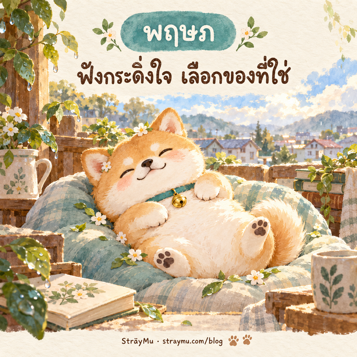 พฤษภ (20 เม.ย. – 20 พ.ค.) — น้องหมาชิบะกระดิ่งทอง